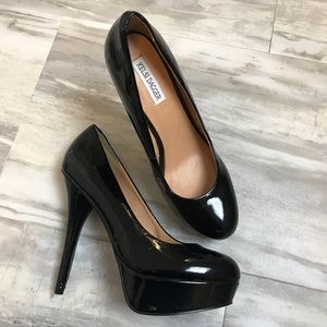 Kelsi Dagger Black Patent Pumps